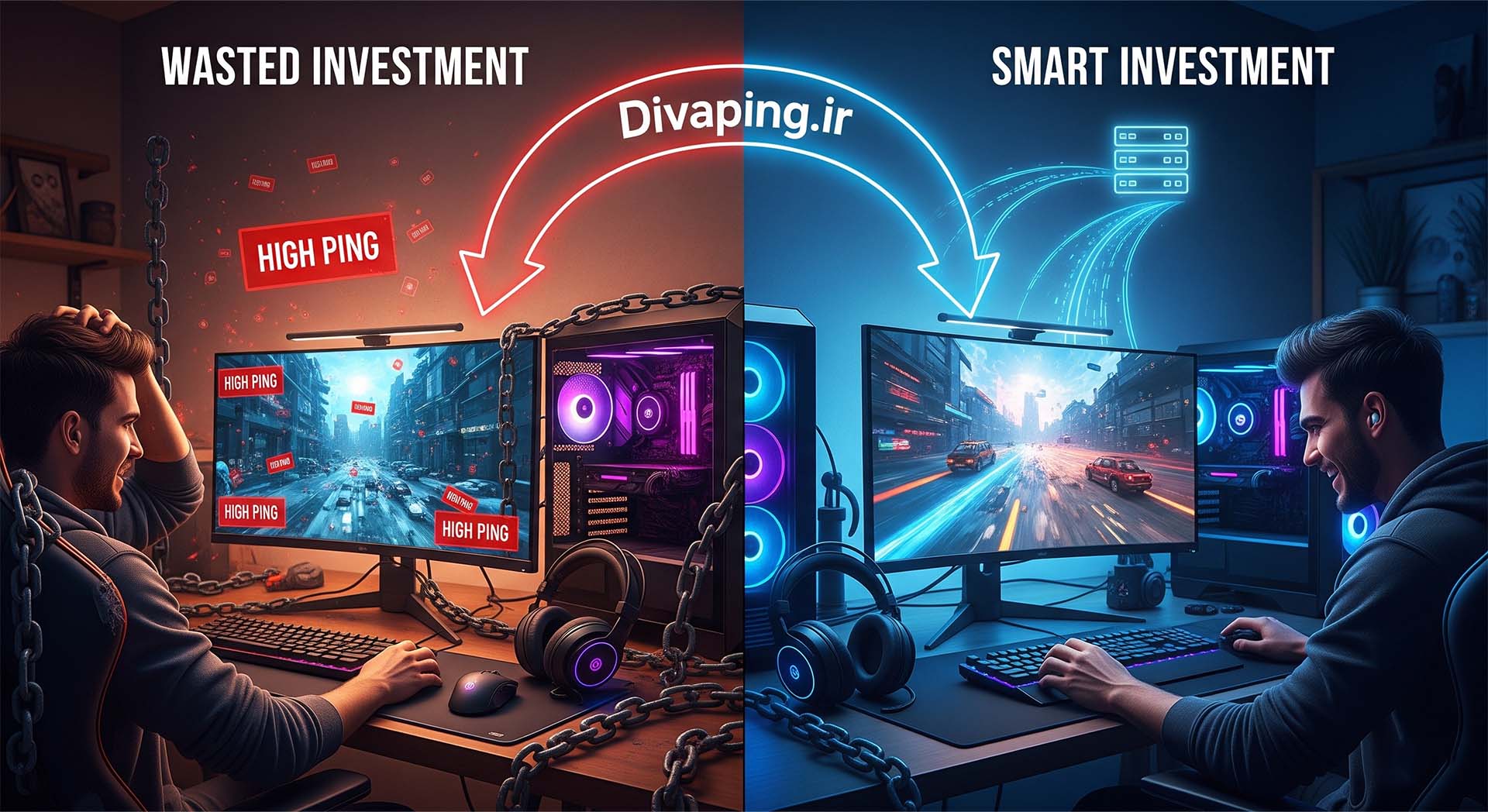 چرا گیمرها به سرویس کاهش پینگ نیاز دارند؟ (نگاه اقتصادی و رقابتی)